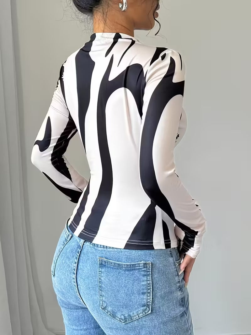 Camiseta estampada- Zebra