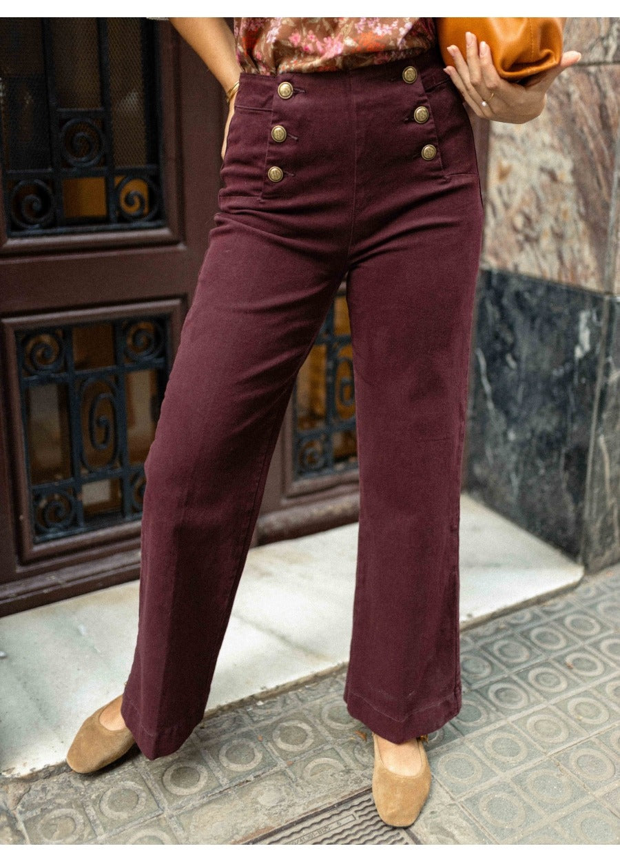 Pantalón Botonero- Gala