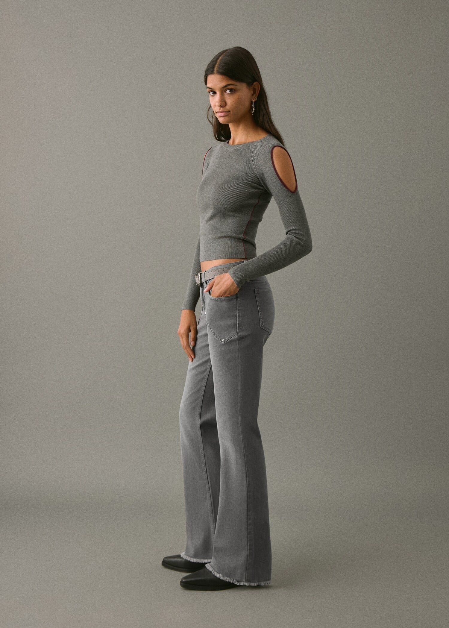 Pantalón tiro bajo- Adelise