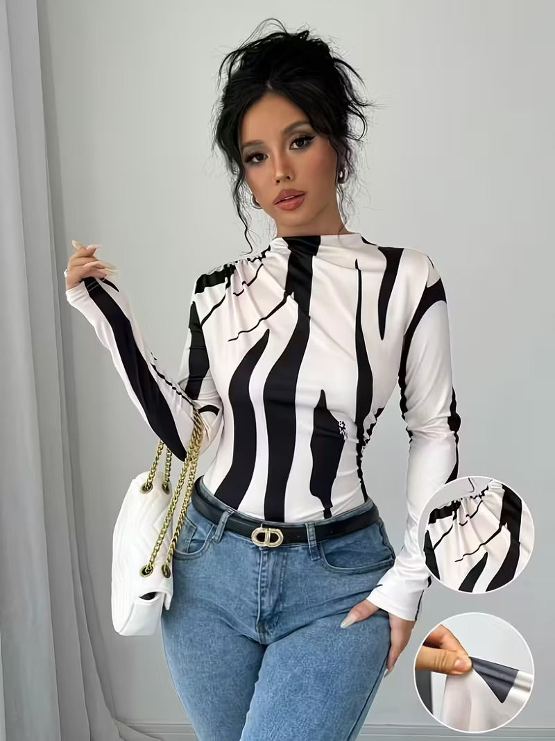 Camiseta estampada- Zebra